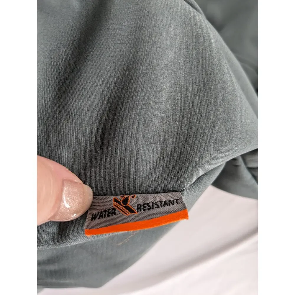 Free Country Freecycle Full Zipper Jacket M 38 40 Gray‎ Pewter Super Softshell